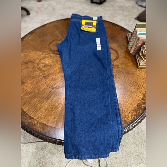 NWT Wrangler Cowboy Cut Relaxed Fit Jeans – 48x32 – Style 1031MWZPW – Dark Wash - Picture 7 of 7